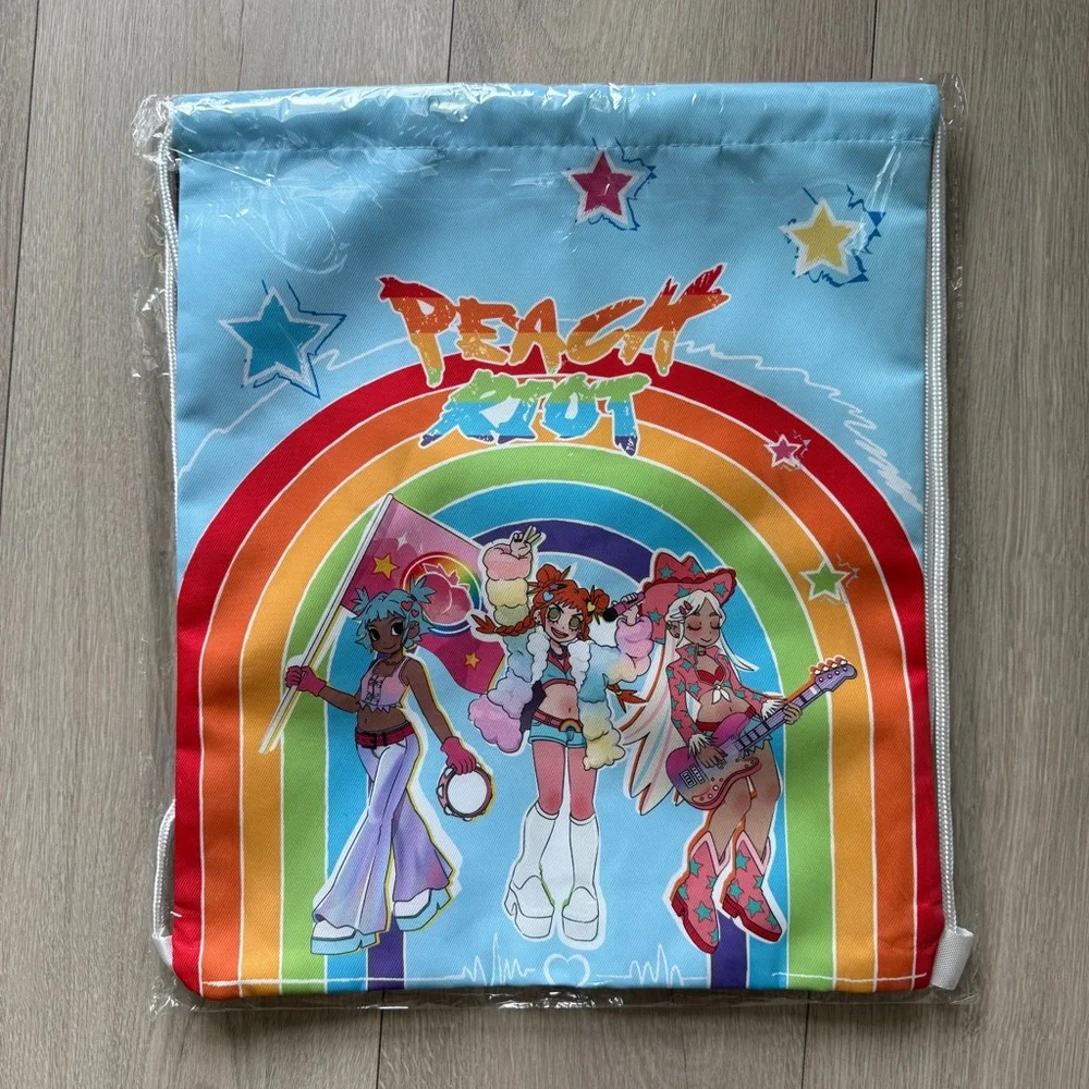 POP MART Peach Riot Pride limited edition BACKPACK BAG